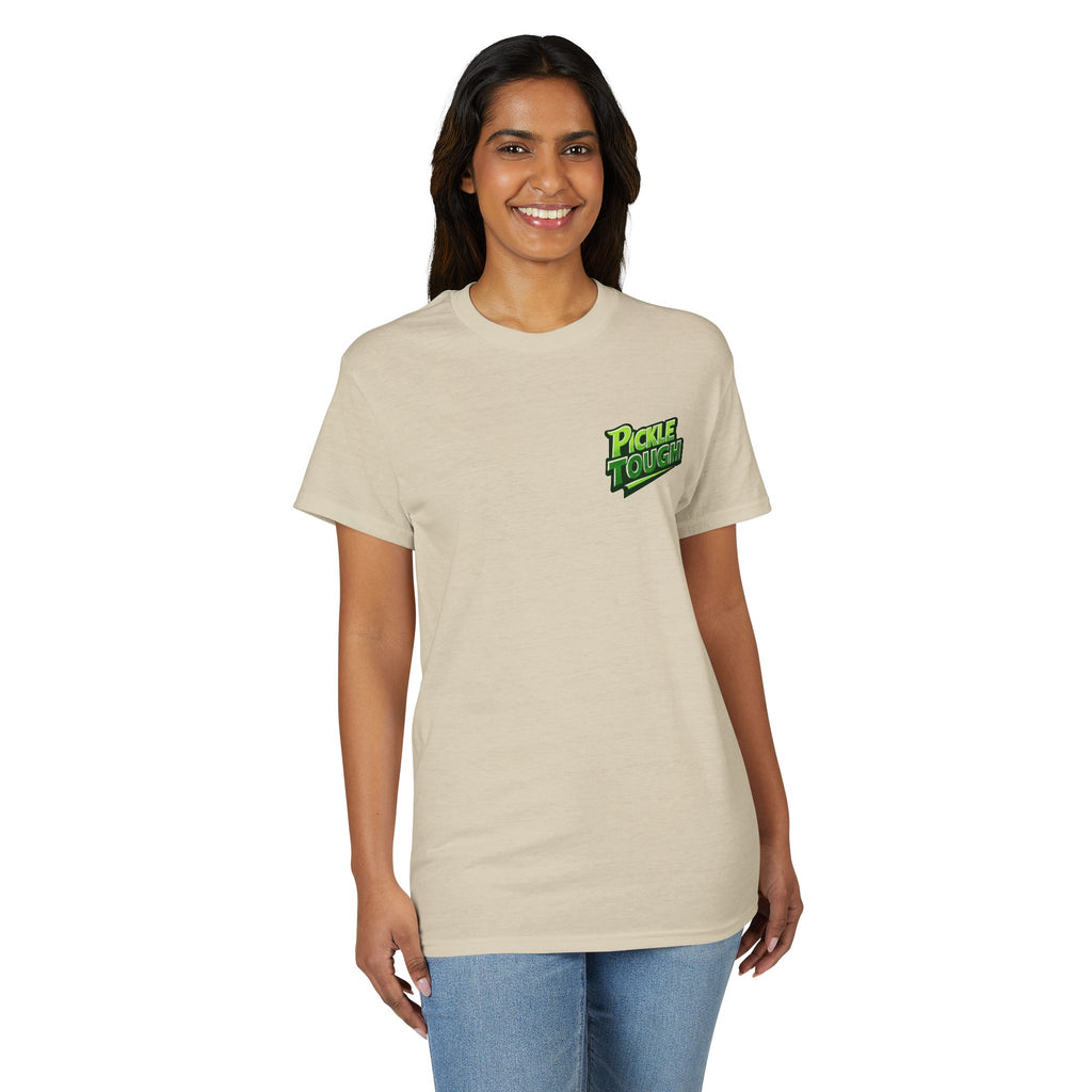 Pickle Tough Logo Pickleball T-Shirt — Unisex DryBlend® T-Shirt