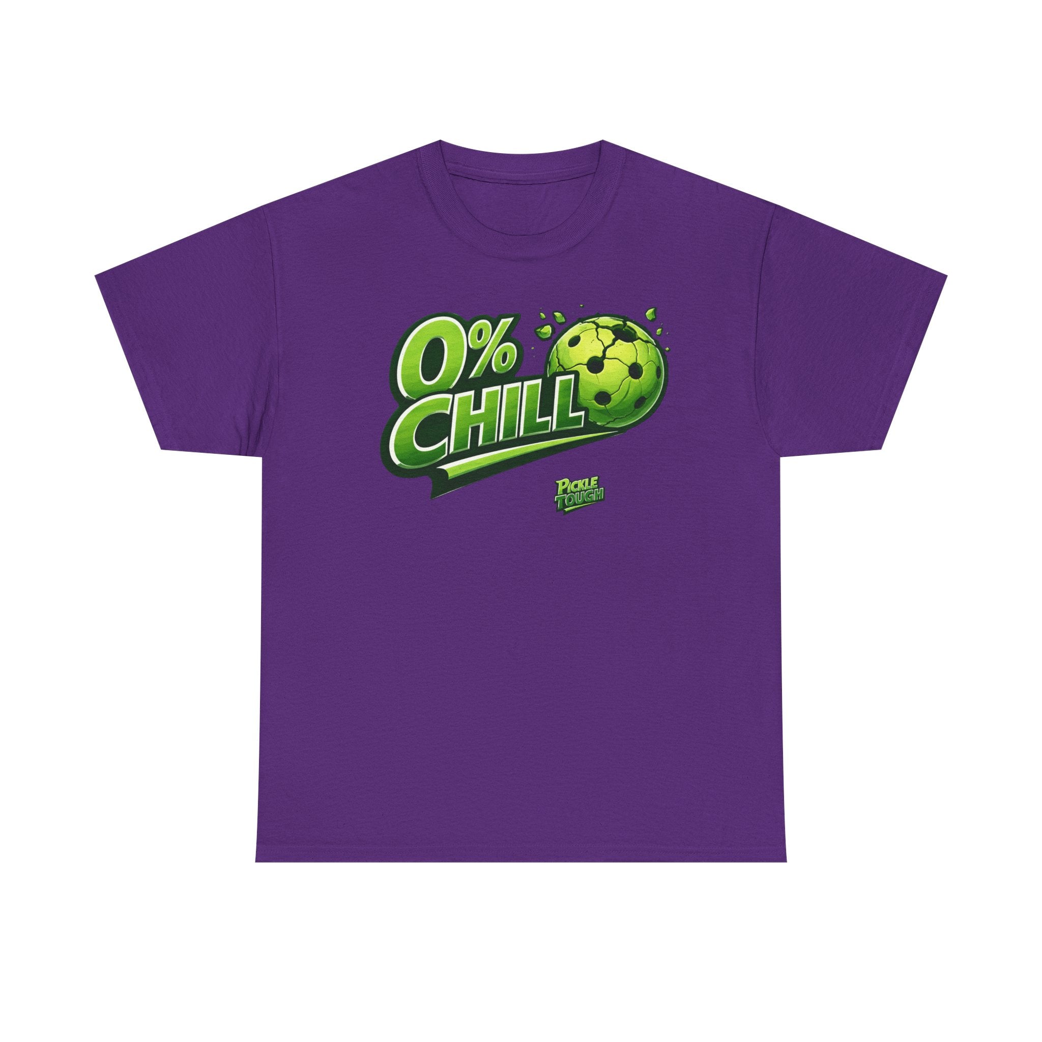 "0% Chill" Pickleball T-Shirt- 100% Cotton T-Shirt Unisex