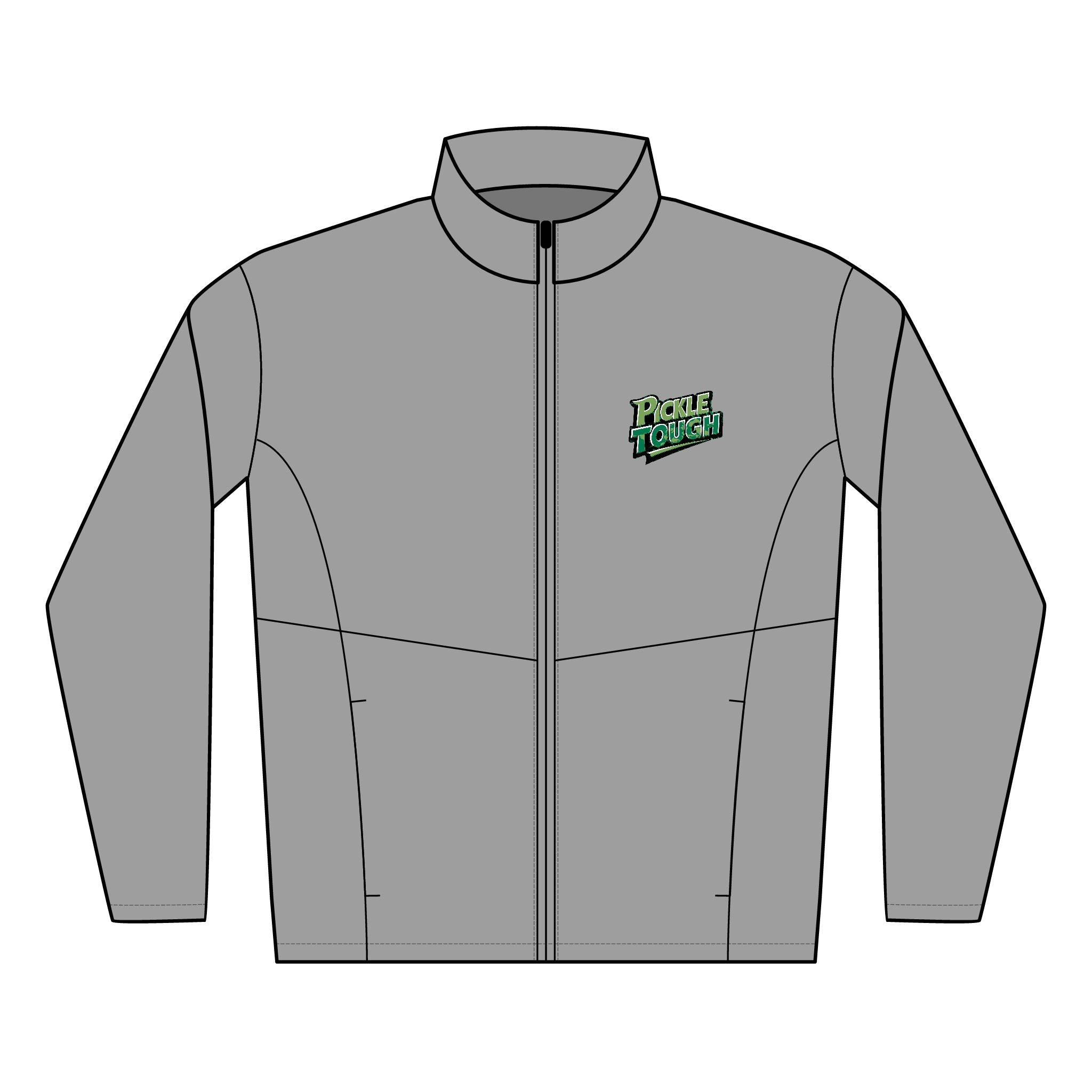 Pickle Tough Logo Jacket — Lightweight Windproof Layer, Men's Soft Shell Jacket