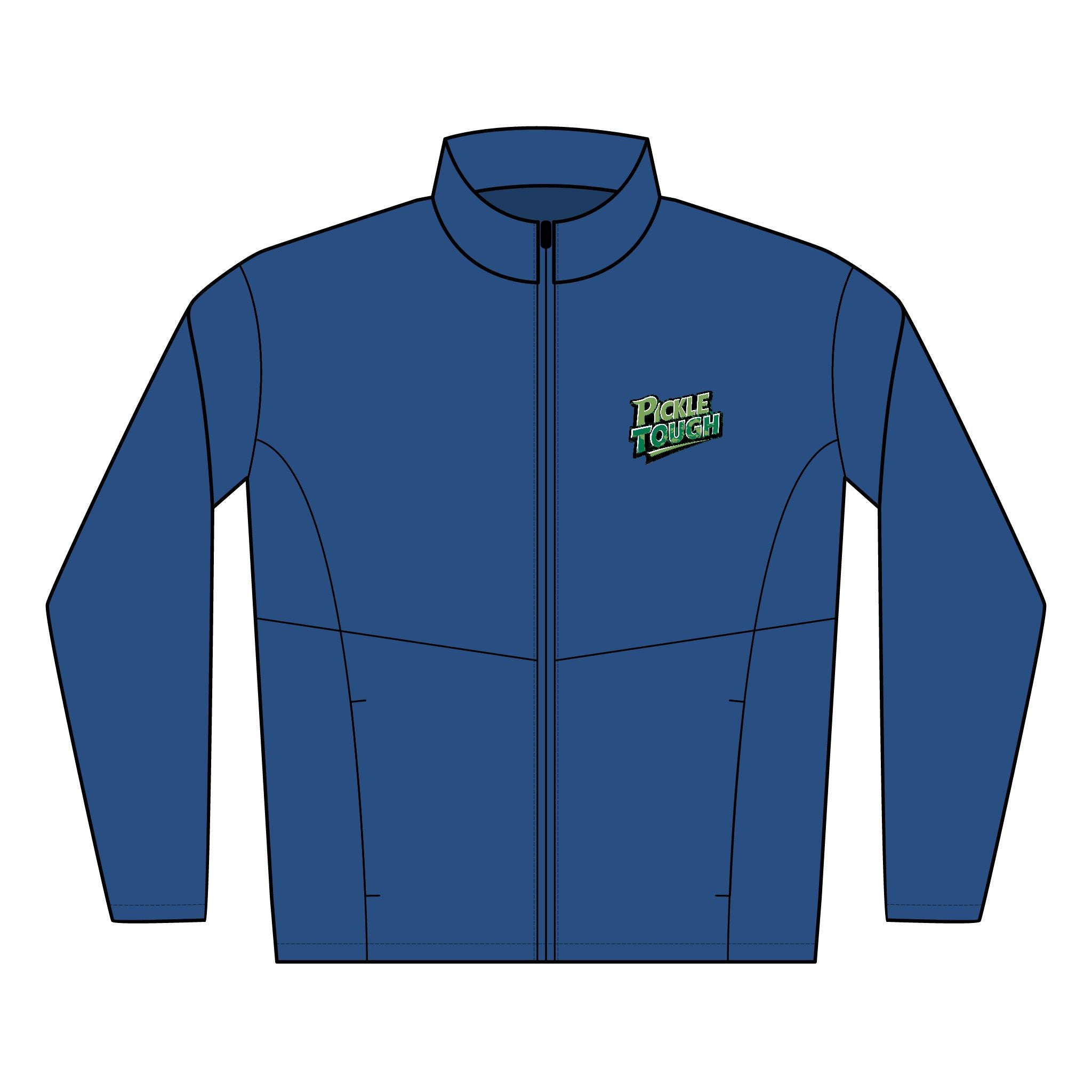 Pickle Tough Logo Jacket — Lightweight Windproof Layer, Men's Soft Shell Jacket