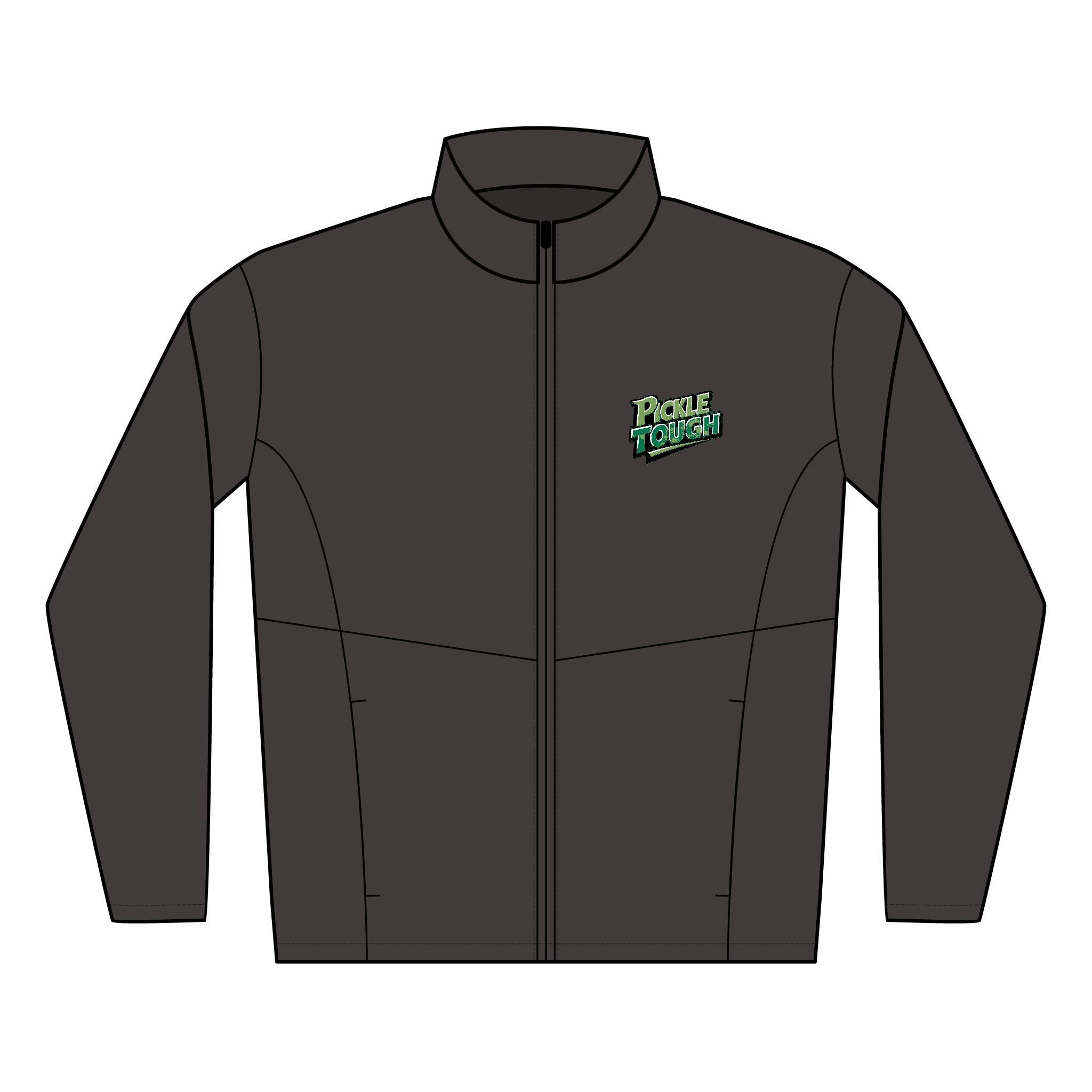 Pickle Tough Logo Jacket — Lightweight Windproof Layer, Men's Soft Shell Jacket