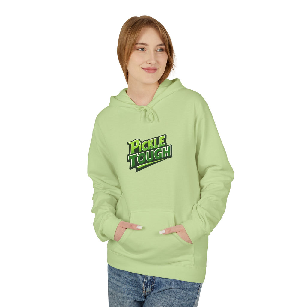 Pickle Tough Logo  Pickleball Hoodie - Hooded Sweatshirt Pullover